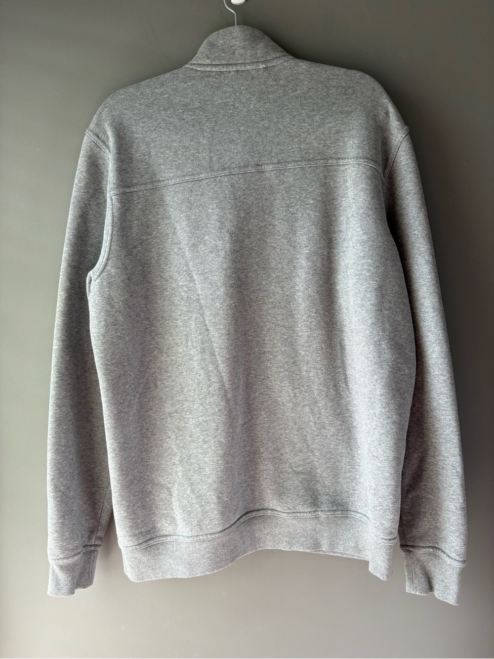 Puma Grey Zip Up Sweatshirt XL Men’s Logo Athletic Fleece - Picture 6 of 9